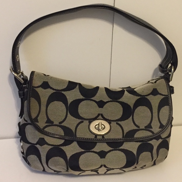 Coach Handbags - Coach Classic Black Logo Purse